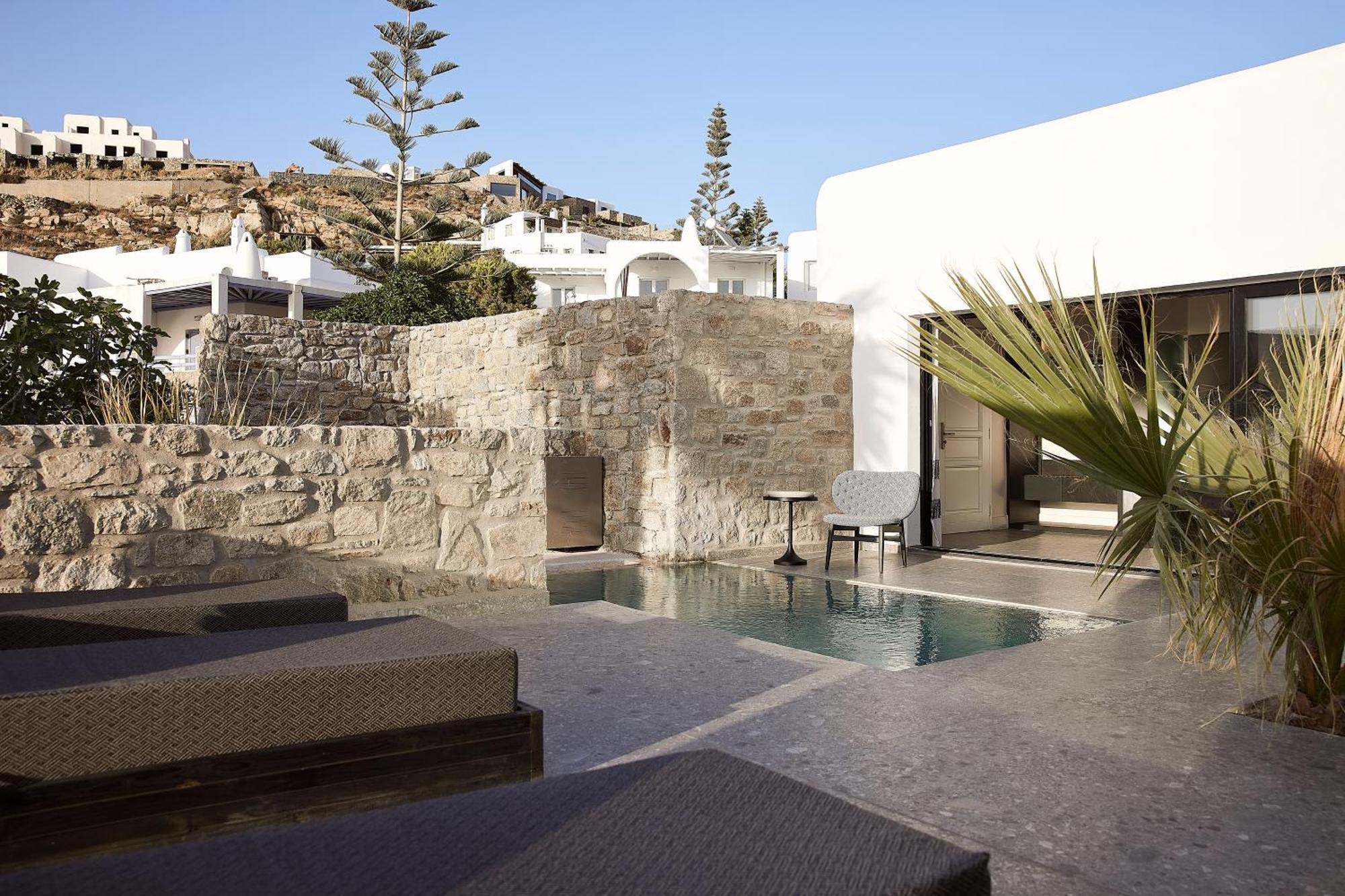 Amazon Mykonos Suites & Spa Agios Ioannis Diakoftis エクステリア 写真