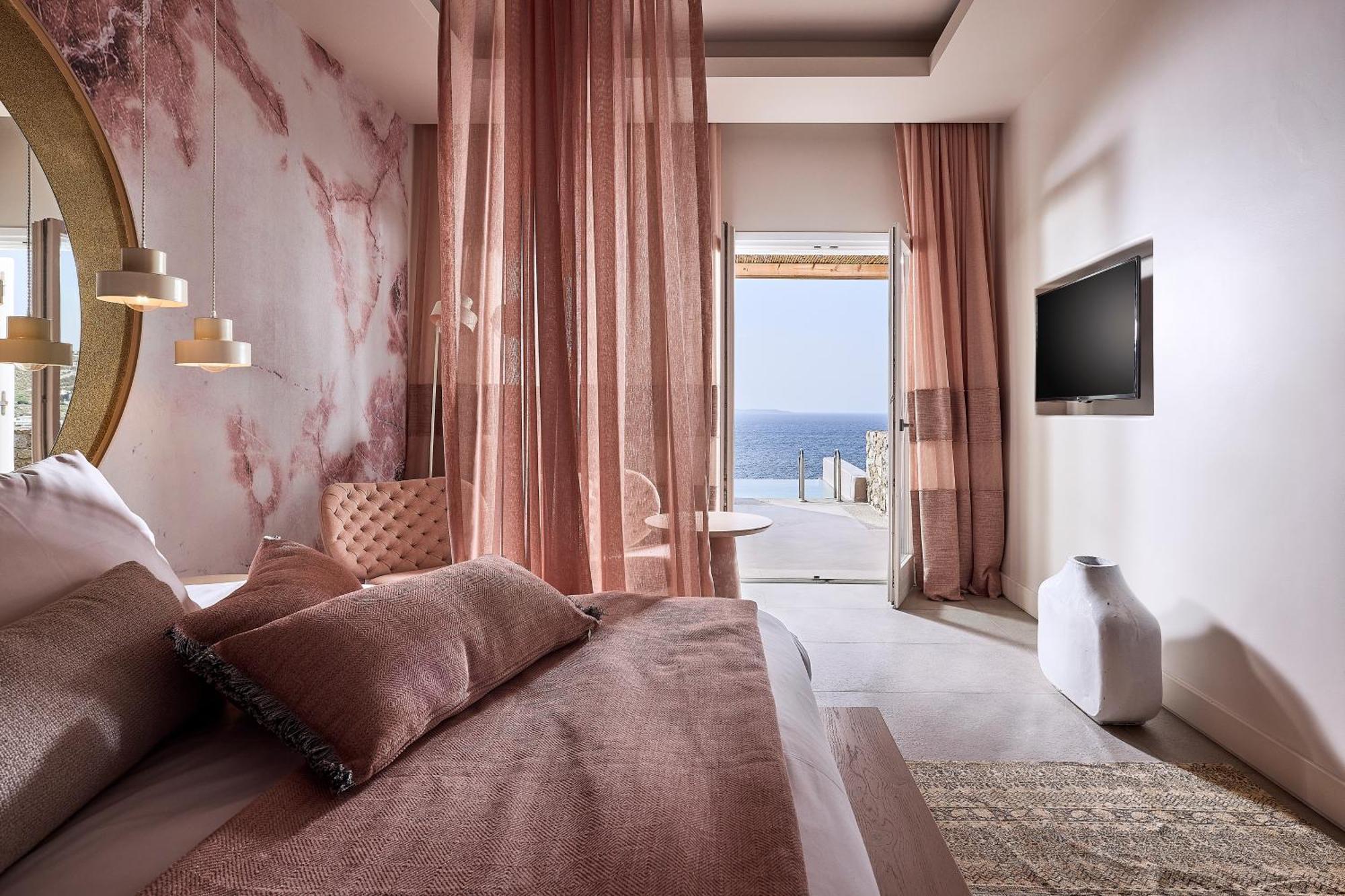 Amazon Mykonos Suites & Spa Agios Ioannis Diakoftis エクステリア 写真