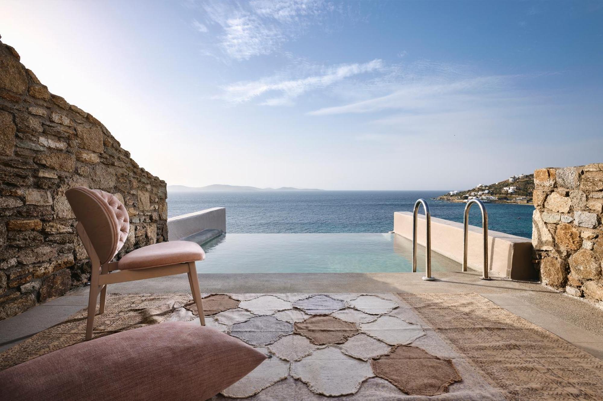 Amazon Mykonos Suites & Spa Agios Ioannis Diakoftis エクステリア 写真